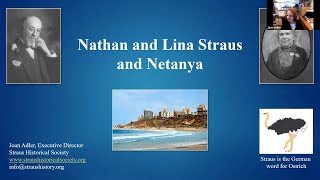 Straus Historical Society Presentation about Netanya, Israel 4/5/21