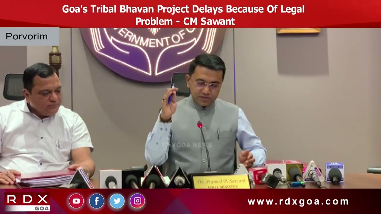 Goa's Tribal Bhavan Project Delays Because Of Legal Problem - CM Sawant
