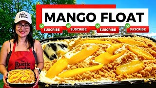 Easy Mango Float Recipe | No Bake Popular Filipino Icebox Cake Dessert 