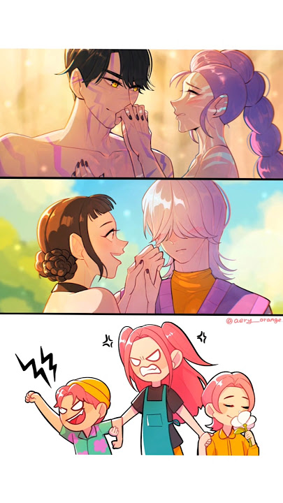 The Difference 😝✨[HUNTRIX x SAJA BOYS]❤️#kpopdemonhunters #rujinu #miromabby #zoeystery