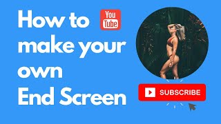 How to make a YouTube end screen- ( tutorial + free templates) | InVideo Templates Tutorial
