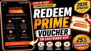 How to Redeem Prime Voucher on EazyDiner App | EazyDiner Prime Guide