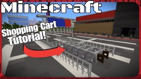 Minecraft: Shopping Cart Tutorial!!