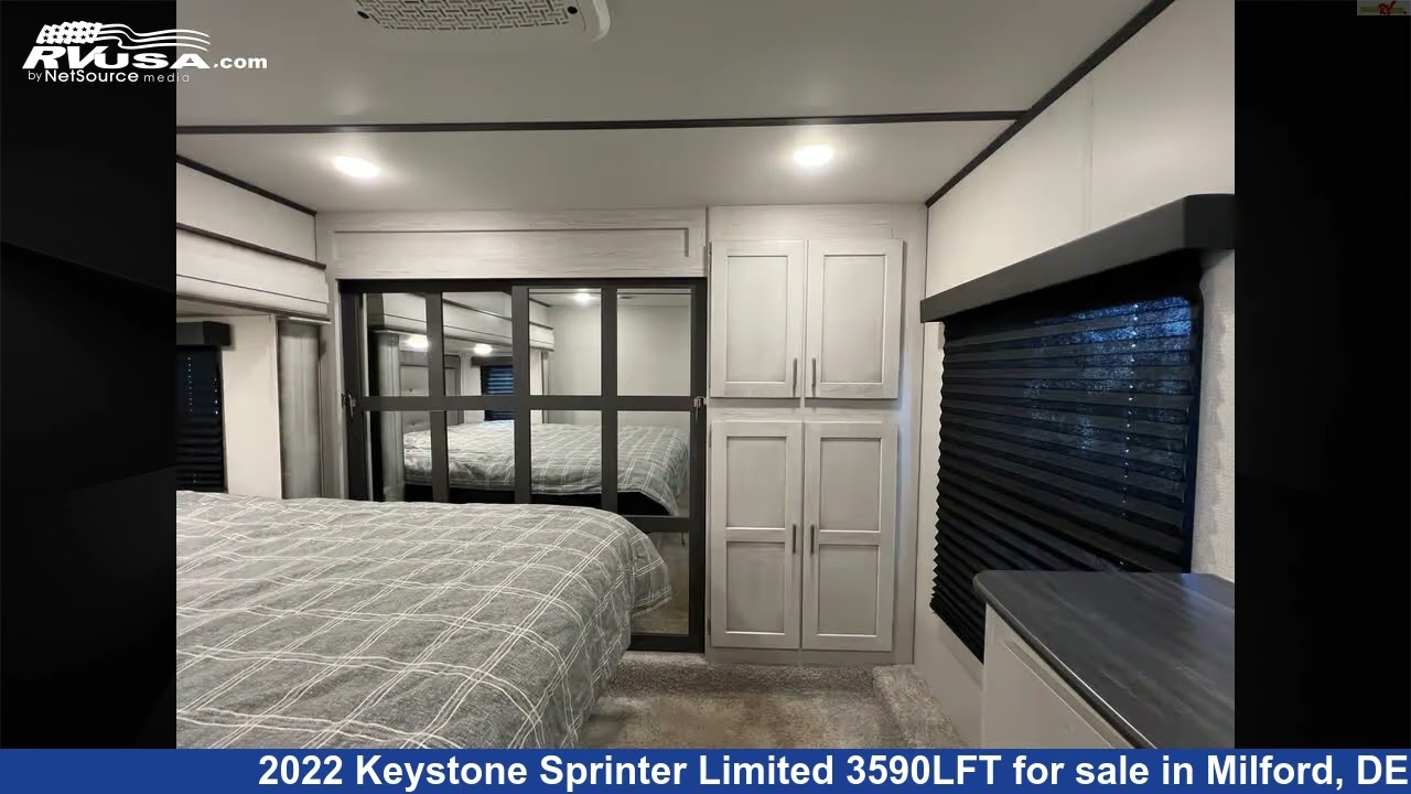 Eye-catching 2022 Keystone Sprinter Limited Fifth Wheel RV For Sale in Milford, DE | RVUSA.com