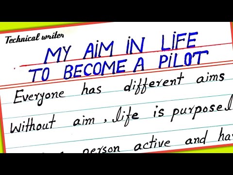 my future ambition essay pilot