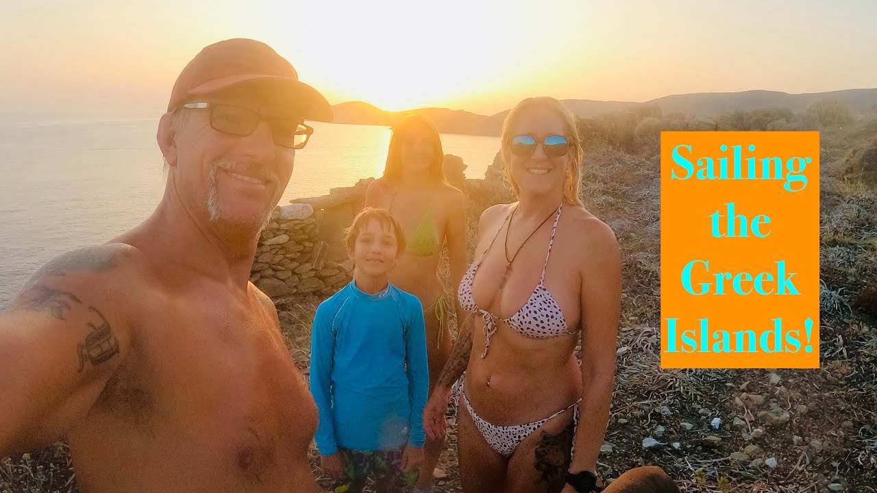 Episode 181 - Cliff Jumping after Lovely Big Sails in the Greek Islands
