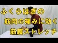 ふくらはぎの筋肉の痛みに効く筋膜ストレッチ