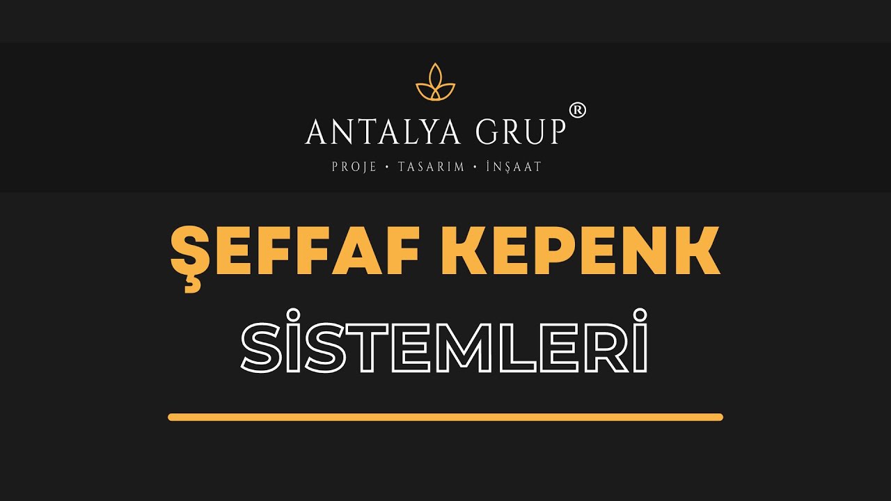 Antalya Şeffaf Kepenk YouTube player