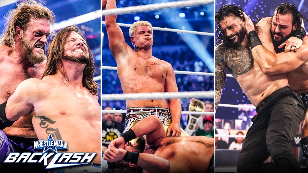 WWE WrestleMania Backlash 2022 WINNERS PREDICTIONS - Roman Reigns,  Cody Rhodes, Edge Vs AJ Styles