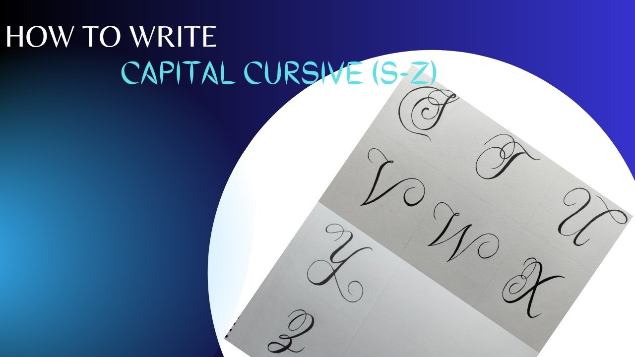 Cursive Writing Capital Cursive Writing How To Write A Letter cursive-writing-capital-cursive-writing-how-to-write-a-letter