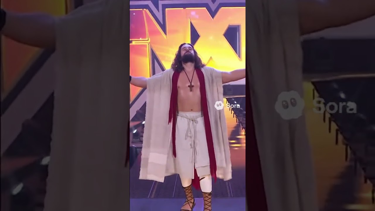 Jesus Christ makes his pro wrestling debut Sora AI