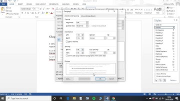 How to set up numbered multilevel Headings for a Dissertation or Thesis
