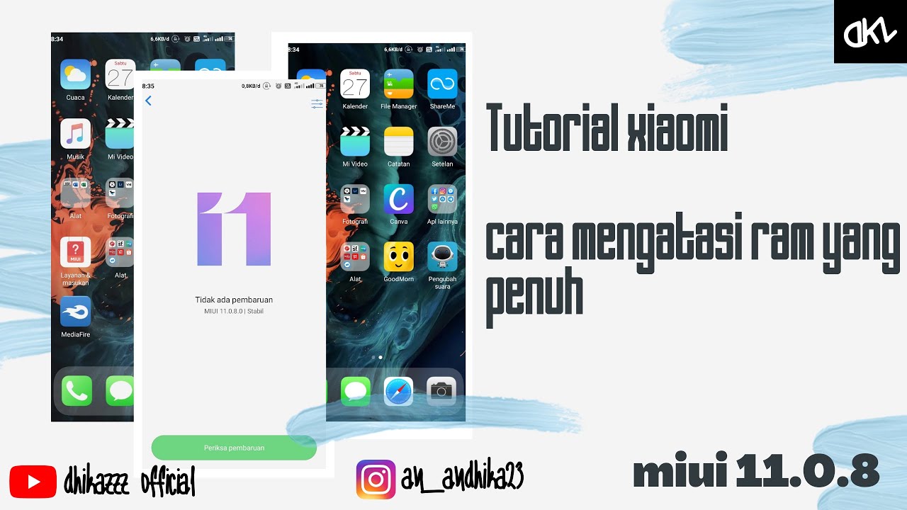 cara mengatasi ram xiaomi penuh/lemot || Tutorial Xiaomi 