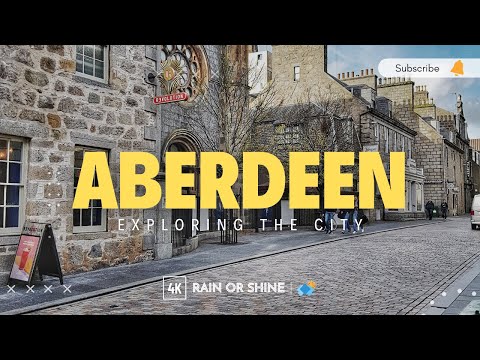 Exploring Aberdeen City Centre and West End #Scotland ⁴ᴷ⁶⁰