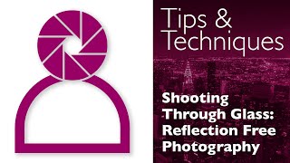 Photography Tips and Techniques:  Shooting Through Glass - Reflection Free Photography