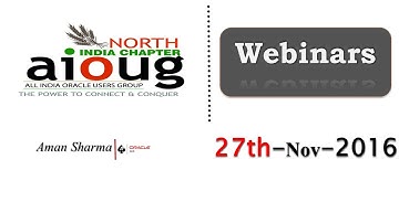 How Select Statement Works Internally(Aman Sharma) - An AIOUG North India Chapter Webinar