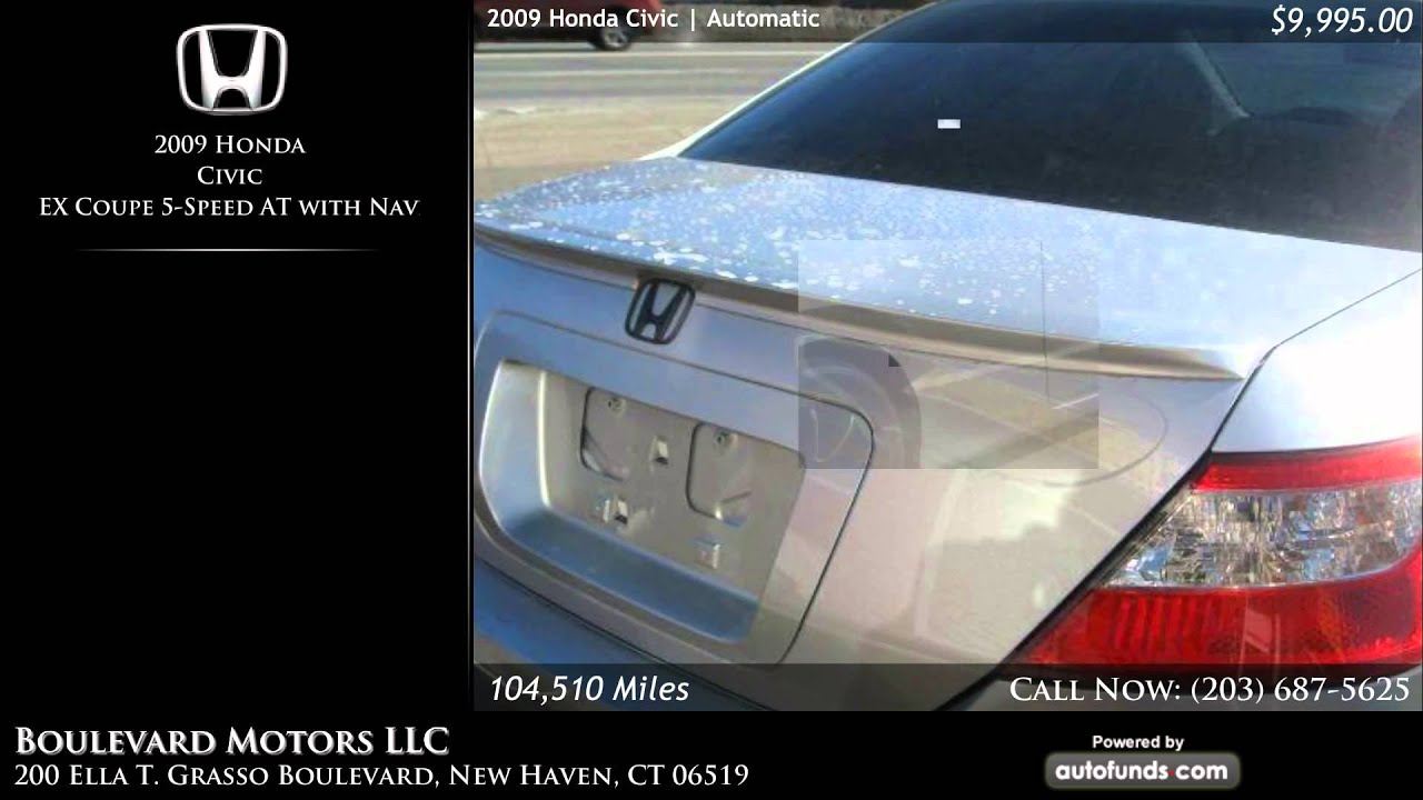Used 2009 Honda Civic Boulevard Motors LLC, New Haven, CT SOLD