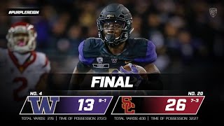 Highlights: No. 4 Washington falls to No. 20 USC
