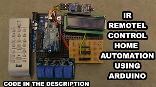 IR remote controlled home automation using arduino | IR remote decoder using arduino | TV NEC remote