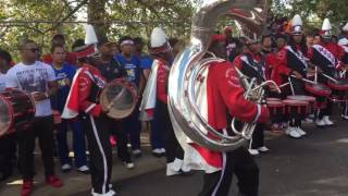 WSSU Drumline Tunnel Homecoming 2016
