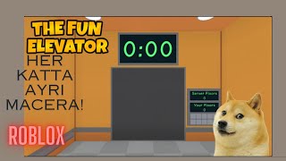 Her katta ayrı macera çılgın asansör! Roblox fun elevator