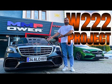 W222 SCLASS'ı S63 AMG MAKYAJLIYA ÇEVİRDİK