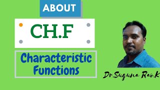 MATHEMATICS | Probability & Statistics | Characteristic Functions (Ch.f)#