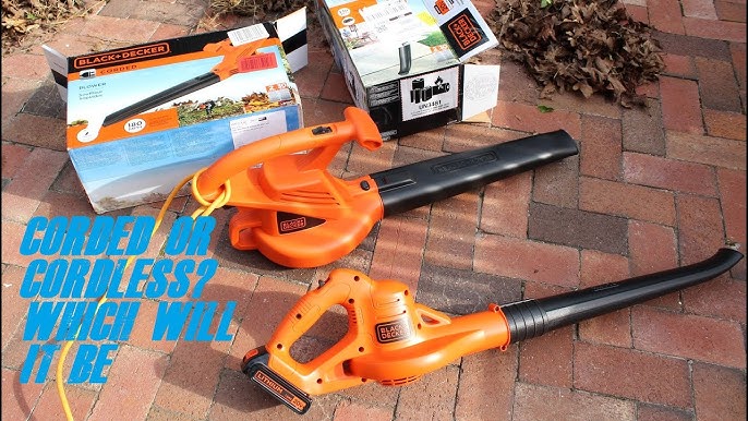 BLACK+DECKER 20V MAX Lithium Cordless Blower Sweeper Review 