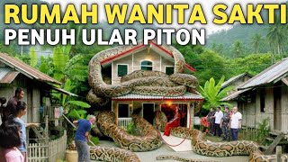 Merinding !! Rumah Wanita Sakti Penuh Ular Yang Lagi Viral Di Jawa Timur