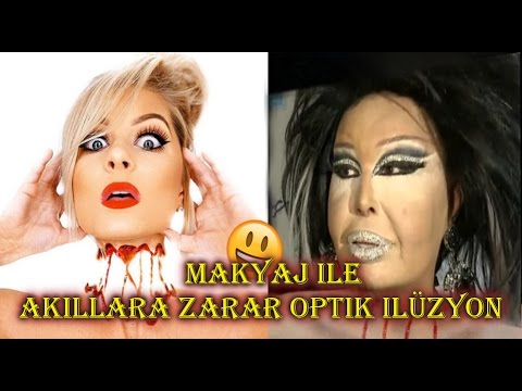 Makyaj İle Yapılan Akıllara Zarar Optik İllüzyon