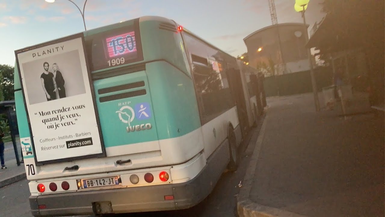Ligne 150 — CITELIS 18 RATP BUS | 1909 FULL KICKDOWN  — LOUD VOITH !!!