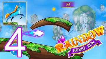 Rainbow Horse Run – Gameplay Walkthrough Part 4 - Horse (iOS, Android)