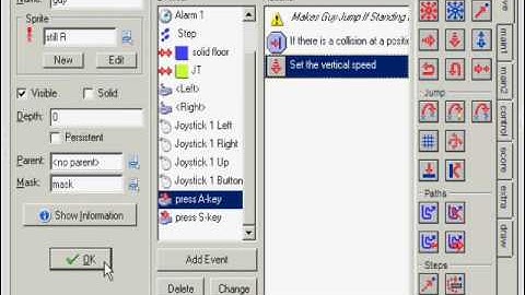 How to create a Jump Through platform in Game Maker