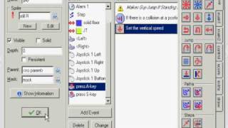 How to create a Jump Through platform in Game Maker