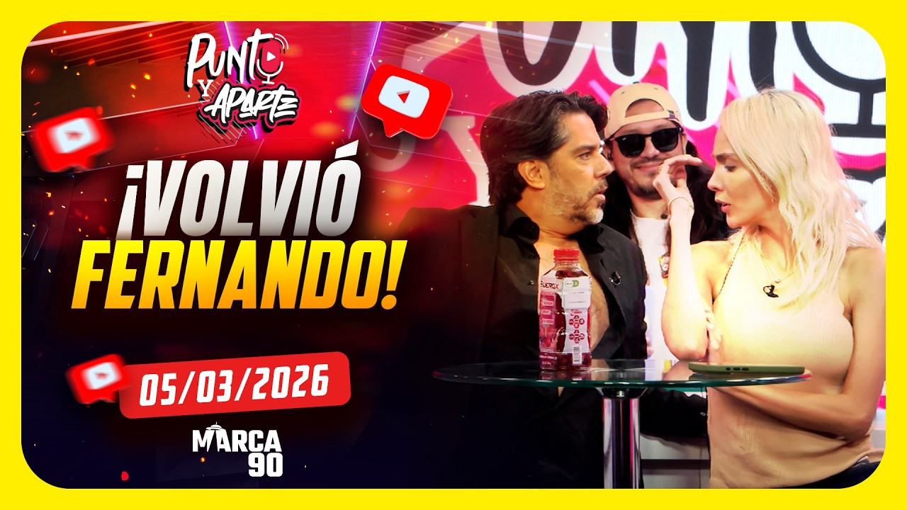 🔴Punto y Aparte  -  Fernando Rendón volvió… y pasó esto en el programa - 05/03/2026