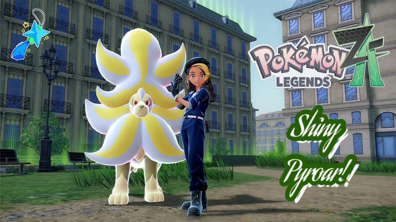 Pokémon Legends Z-A: SHINY PYROAR! (NEW MEGA EVOLUTION)! - YouTube