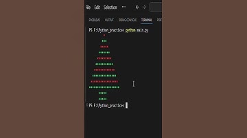 🎄 "Code a Christmas Tree in Python! 🎅✨ #Shorts"