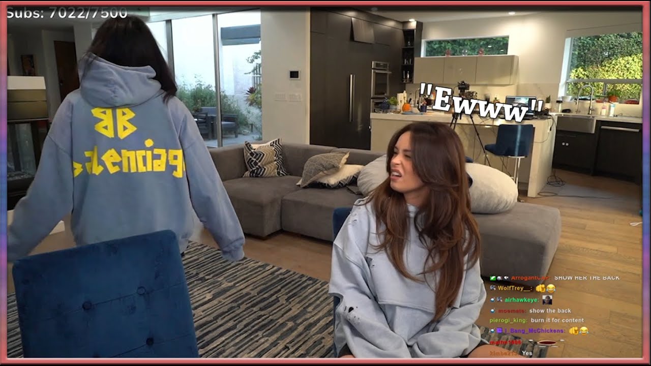 Cinna REGRETS showing Valkyrae her balenciaga hoodie