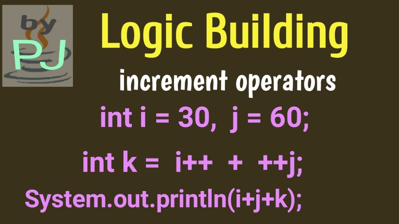 increment operators example in java | java tutorial for beginners ...