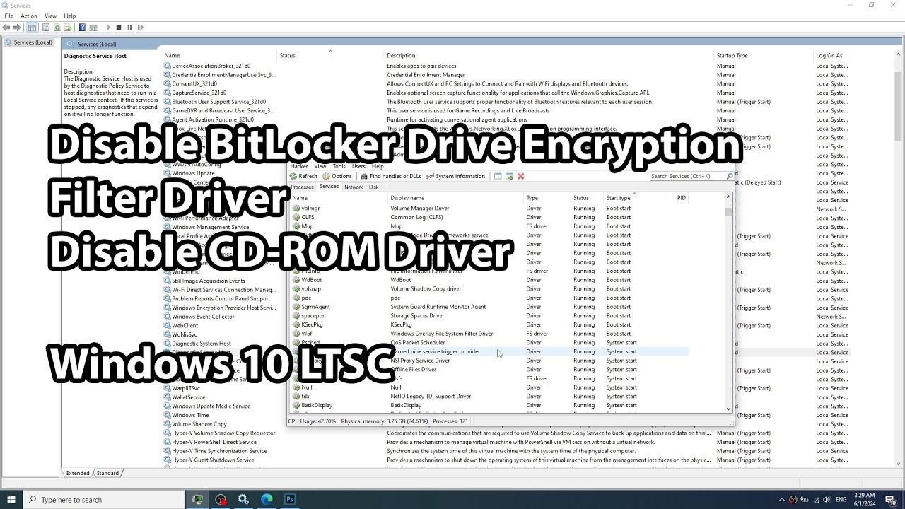 Disable Windows 10 LTSC Services BitLocker Drive Encryption Filter disable-windows-10-ltsc-services-bitlocker-drive-encryption-filter