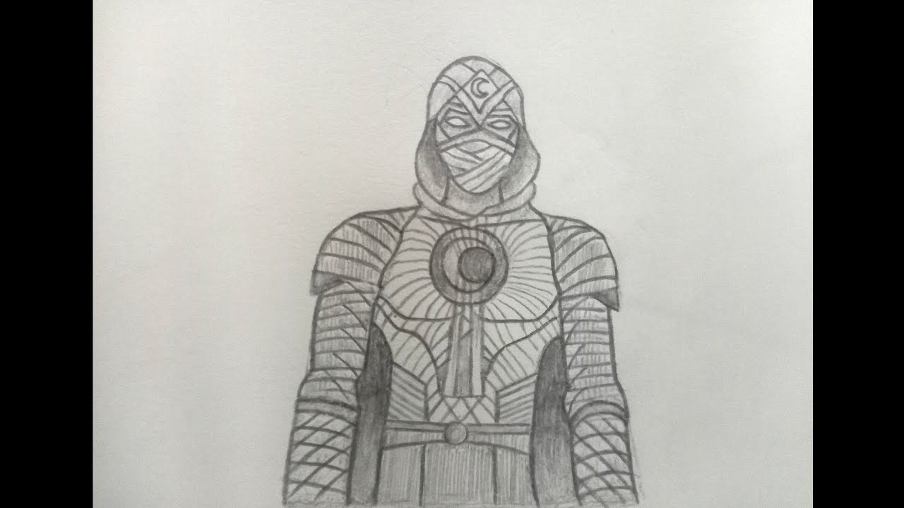 Moon Knight | Marvel | Time-Lapse | Pencil Drawing