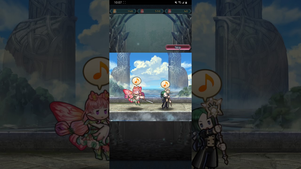 Fire Emblem Heroes - Linhardt and Mirabilis Ally Support Rank C-S