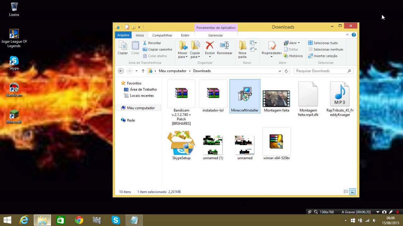 Como baixar minecraft original e criar conta 2015 - YouTube