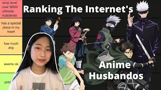 ranking the internet's ultimate anime husbandos