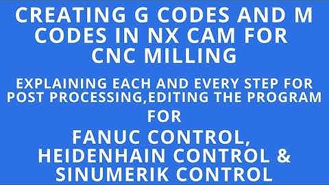 #NX TUTORIAL |#NX CAM TUTORIAL | G Code | Creating G Code for CNC milling | 2D MACHINING| 2D MILLING