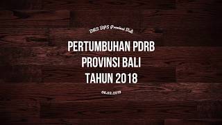 Pdrb Tahun 2018