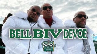 Bell Biv DeVoe sings the National Anthem at the 2023 NHL Winter Classic