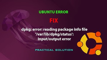 UBUNTU FIX: dpkg: error: reading package info file 