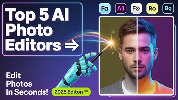 Top 5 AI Tools for Photo Editing in 2025