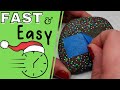 QUICK and EASY Holiday Rock Painting Idea 🎄